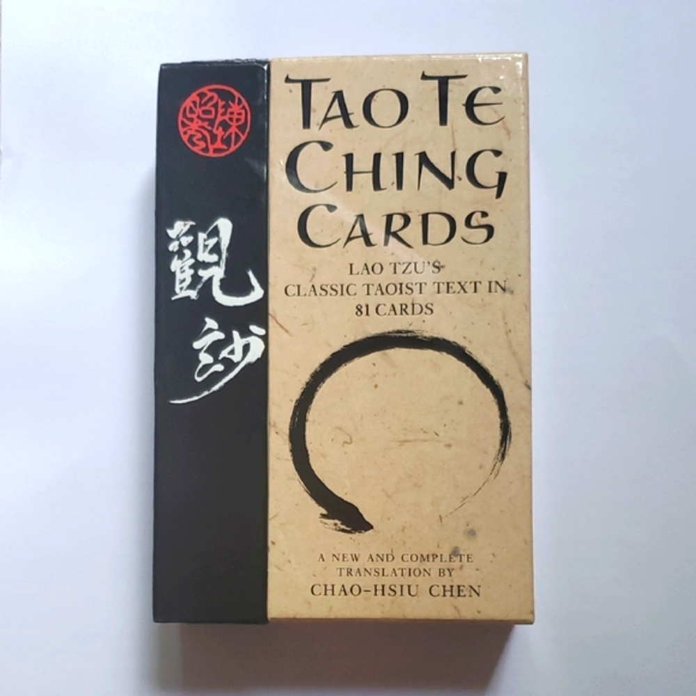 Tao Te Ching Cards - 81 Cards  w/Hardcover Storage Box
